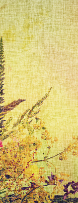 Rolgordijn voor het raam Planten