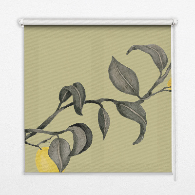 Rolgordijn verduisterend Citroenen aan de boom