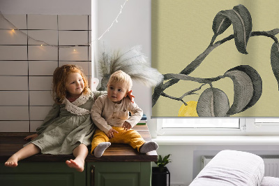 Rolgordijn verduisterend Citroenen aan de boom