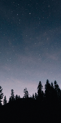 Rolgordijn verduisterend Sterrenhemel