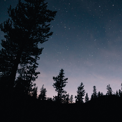 Rolgordijn verduisterend Sterrenhemel