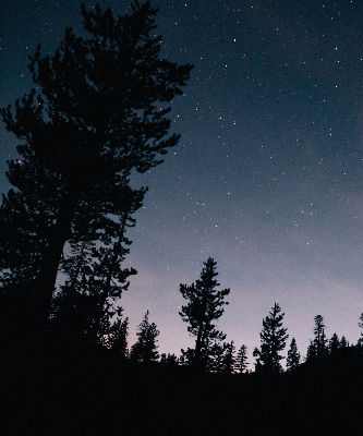 Rolgordijn verduisterend Sterrenhemel