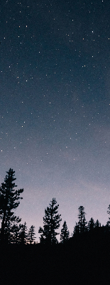 Rolgordijn verduisterend Sterrenhemel