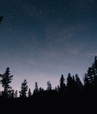 Rolgordijn verduisterend Sterrenhemel