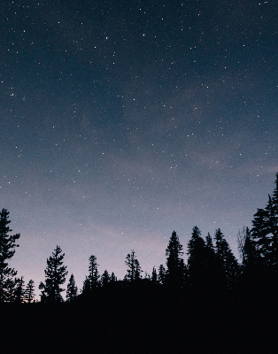 Rolgordijn verduisterend Sterrenhemel