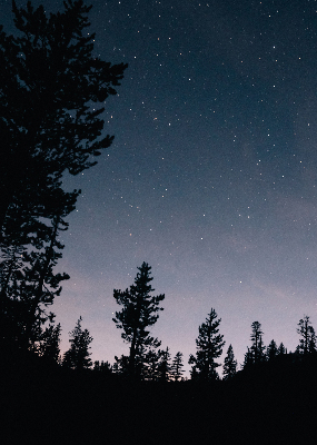 Rolgordijn verduisterend Sterrenhemel