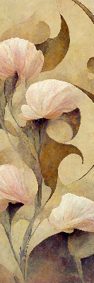 Rolgordijn verduisterend Roze bloemen