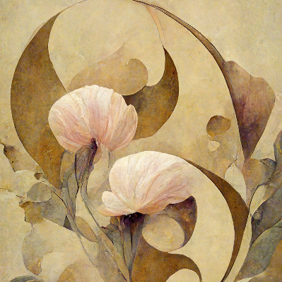 Rolgordijn verduisterend Roze bloemen