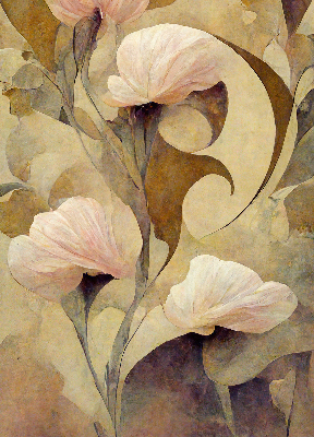 Rolgordijn verduisterend Roze bloemen