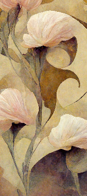 Rolgordijn verduisterend Roze bloemen