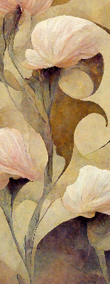 Rolgordijn verduisterend Roze bloemen