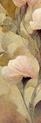 Rolgordijn verduisterend Roze bloemen