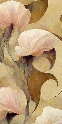 Rolgordijn verduisterend Roze bloemen