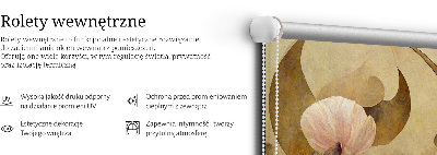 Rolgordijn verduisterend Roze bloemen