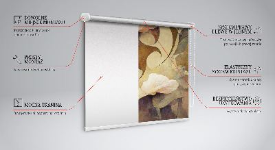 Rolgordijn verduisterend Roze bloemen