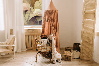 Rolgordijn verduisterend Roze bloemen