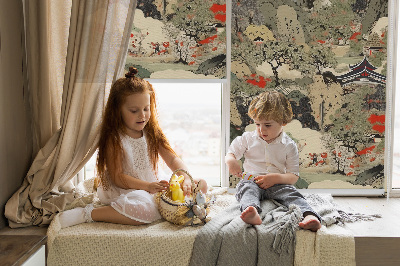 Rolgordijn voor het raam Berg