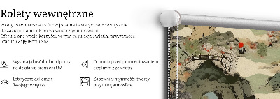 Rolgordijn voor het raam Berg