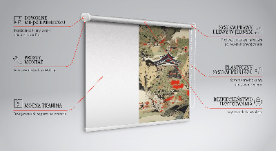 Rolgordijn voor het raam Berg