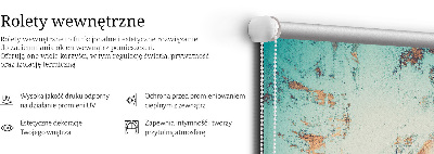 Rolgordijn verduisterend Bloemen op een blauwe achtergrond