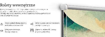 Rolgordijn voor het raam Abstracte heuvels