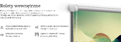 Rolgordijn verduisterend Abstracte bergen