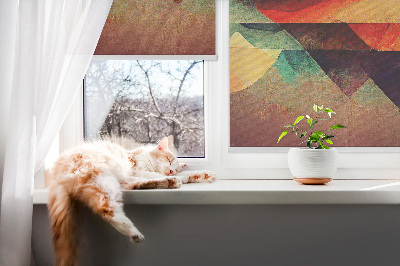 Rolgordijn verduisterend Abstracte bergen