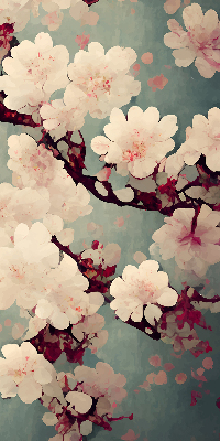 Rolgordijn verduisterend Kersenbloesem