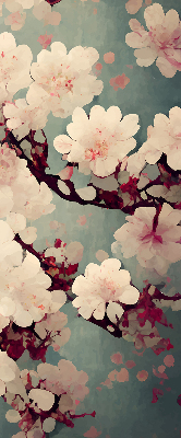 Rolgordijn verduisterend Kersenbloesem