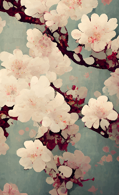 Rolgordijn verduisterend Kersenbloesem