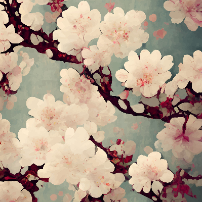 Rolgordijn verduisterend Kersenbloesem