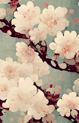 Rolgordijn verduisterend Kersenbloesem