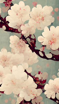 Rolgordijn verduisterend Kersenbloesem