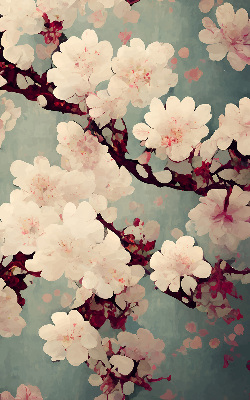 Rolgordijn verduisterend Kersenbloesem