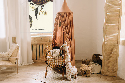 Rolgordijn voor het raam Vogels op een boom