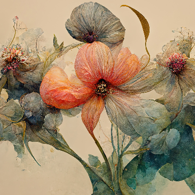 Rolgordijn verduisterend Bloem