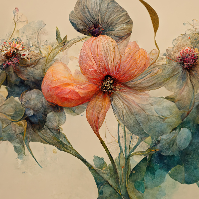 Rolgordijn verduisterend Bloem