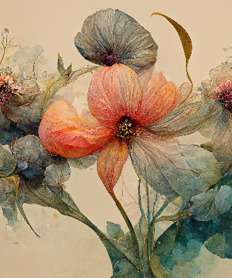 Rolgordijn verduisterend Bloem