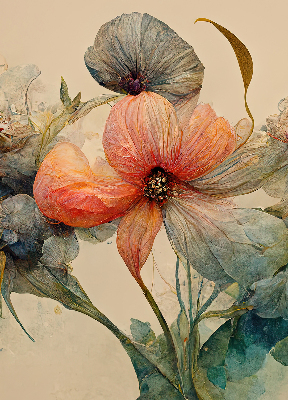 Rolgordijn verduisterend Bloem