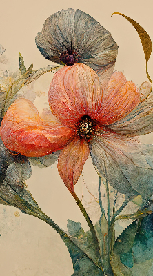 Rolgordijn verduisterend Bloem