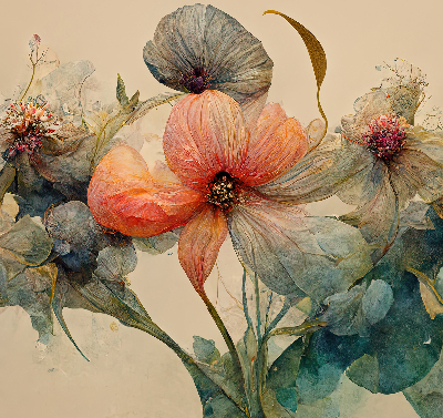 Rolgordijn verduisterend Bloem