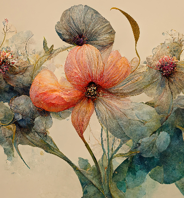 Rolgordijn verduisterend Bloem