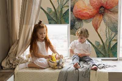 Rolgordijn verduisterend Bloem