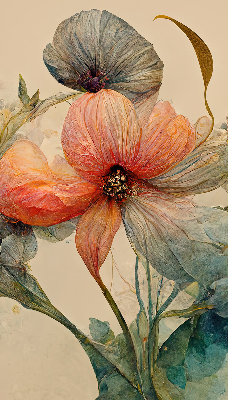 Rolgordijn verduisterend Bloem