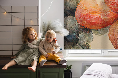 Rolgordijn verduisterend Bloem