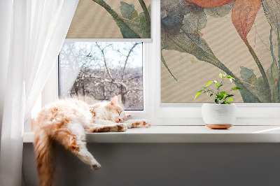 Rolgordijn verduisterend Bloem