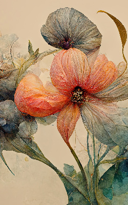 Rolgordijn verduisterend Bloem