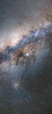 Rolgordijn voor het raam Melkweg