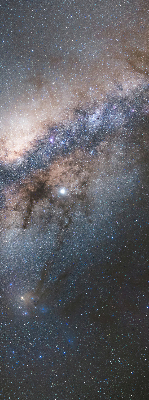 Rolgordijn voor het raam Melkweg