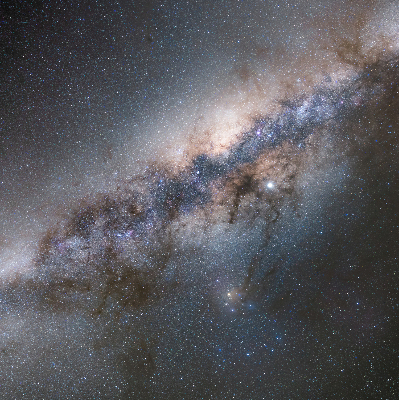 Rolgordijn voor het raam Melkweg